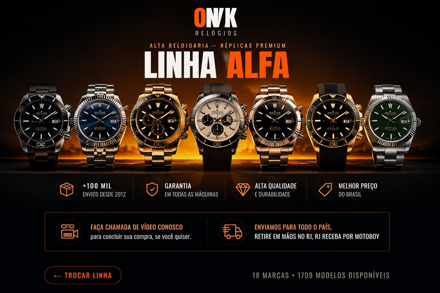 Linha Alfa — Alta Relojoaria