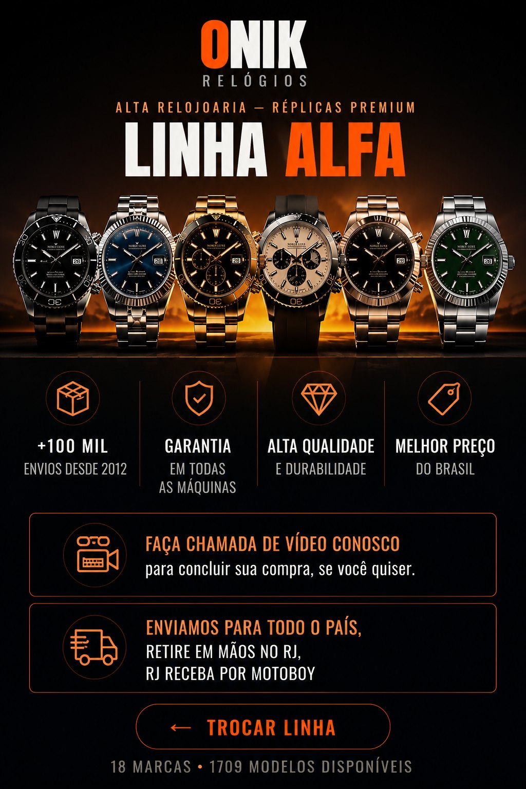 Linha Alfa — Alta Relojoaria